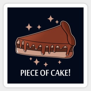 Cute Cake Chocolate Cartoon Meme For Cake Lovers Foodies Sticker